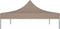 vidaXL - Partytentdak 270 g/m² - 410 x 280 cm - taupe