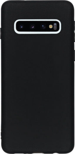 iMoshion Hoesje Geschikt voor Samsung Galaxy S10 Hoesje Siliconen - iMoshion Color Backcover - Zwart