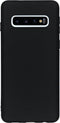 iMoshion Hoesje Geschikt voor Samsung Galaxy S10 Hoesje Siliconen - iMoshion Color Backcover - Zwart