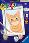 Ravensburger CreArt Orange Tabby - Schilderen op nummer voor kinderen