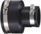 Flexibele rubber verloopsok/mof 90x50mm