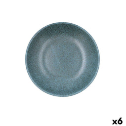 Bidasoa Element - Diep bord - Keramisch Ø 20 cm - Blauw (6 Stuks)