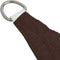 vidaXL - Zonnescherm - driehoekig - 5x5x6 - m - oxford - stof - bruin