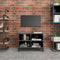 vidaXL - Tv-meubel - met - metalen - poten - 69,5x30x50 - cm - hoogglans - grijs