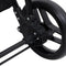 vidaXL 3-in-1 Kinderwagen - Stalen frame - Verstelbaar zitje - Antraciet zwart