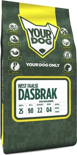 Yourdog West faalse dasbrak Rasspecifiek Adult Hondenvoer 6kg | Hondenbrokken