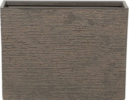 EDESSA - Plantenbak - Donkerbruin - 60 cm - Stenenmix