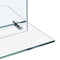vidaXL - Wandspiegel - met - schap - 20x40 - cm - gehard - glas