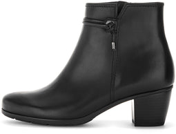 Gabor 75.522.24 - Enkellaarzen - Blokhak 4,5 cm - Zwart
