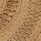 vidaXL - Tapijt - rond - 90 - cm - gevlochten - jute