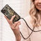 iMoshion iPhone 11 Pro Max - Hoesje met Koord - Verstelbaar Koord - Goud/Zwart/Golden Leaves