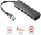 Trust Halyx - Aluminium 4-Port USB 3.2 Hub - 4x USB-A 5 Gbps - Grijs