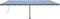 vidaXL - Luifel - vrijstaand - handmatig - uittrekbaar - 600x300 - cm - blauw - en - wit
