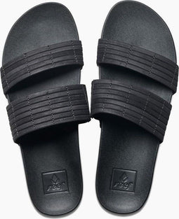 Reef Cushion Bounce - Slippers - Anatomische ondersteuning - Zwart