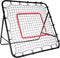 Trizand Voetbaltrainer 100 x 100 cm met stabiel ijzeren frame & vizier