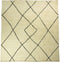Vloerkleed Enkel Ruit - 200x300 - Zwart/wit - Katoen
