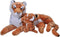 Wild Republic Tijger met Welpje - Pluche Knuffel 76 cm - Bruin