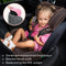 Lionelo Bastiaan - i-Size Autostoeltje 4in1 - 360° Draaibaar - ISOFIX & Top Tether - Groep 0-1-2-3 (40-150 cm) - SideProtect - Memory Foam Hoofdsteun - RWF & FWF - Verstelbare Hoofdsteun & Rugleuning - DriSeat Luchtcirculatie - Grijs/Roze