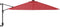 vidaXL - Wandparasol - 290 - cm - felrood