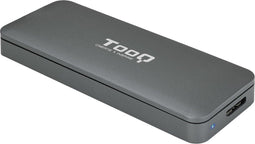 TooQ TQE-2281G - Externe Doos SSD USB 3.1 - Aluminium - Grijs