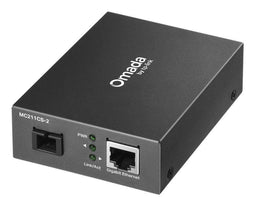 TP-Link Omada MC211CS-2 - Netwerk media converter - 1000 Mbit/s 1310 nm Single-mode - Zwart