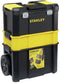 STANLEY STST1-80151 - Gereedschapswagen 3-in-1 - Afneembare koffer en grote bak - Zwart Geel