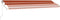 vidaXL - Luifel - automatisch - met - LED - windsensor - 600x300 - cm - oranje - bruin