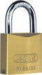Abus cilinder hangslot - 40mm gelijksluitend - 65/40ka406