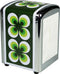 CABANAZ - tissuedispenser, Ramona, retro, metaal / chroom, TISSUE DISPENSER, groen