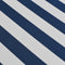 vidaXL - Luifel - handmatig - uittrekbaar - 500 - cm - blauw/wit