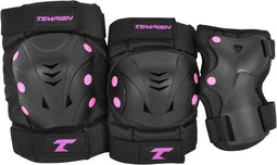 Tempish Taky - Skatebescherming - Knie- elleboog- en polsbeschermer - Roze - M (3-pack)