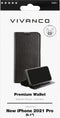 Vivanco Premium Booklet Apple iPhone 13 Pro Zwart