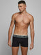 JACK&JONES ADDITIONALS JACFLOWER TRUNKS - Boxershorts - 3-pack - Zwart (3 stuks)