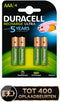Duracell Recharge Ultra AAA-batterijen - Oplaadbaar - 900 mAh - (4 stuks)