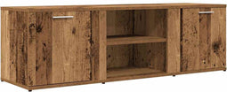 vidaXL - Tv-meubel - 120x34x37 - cm - bewerkt - hout - oud - houtkleurig