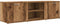 vidaXL - Tv-meubel - 120x34x37 - cm - bewerkt - hout - oud - houtkleurig