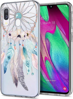 iMoshion Hoesje Geschikt voor Samsung Galaxy A20e Hoesje Siliconen - iMoshion Design hoesje - Transparant / Meerkleurig / Dreamcatcher