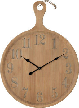 J-Line klok Plan Den - naturel - large - Ø 65.2 cm