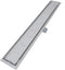 vidaXL - Doucheafvoer - 2 - st - rechthoekig - 930x140 - mm - roestvrij - staal