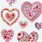 Diamond Stickers - Harten Design - Zelfklevende Strass Stickers - Glanzende Sierstickers - Glitter & Decoratieve Stickers - DIY Knutselen & Hobby - 1 Vel