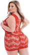 Jurk Baci Lingerie Rood (Queen size)