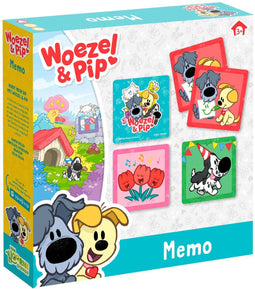 Bambolino Woezel & Pip - memo spel - 40 kaartjes - educatief speelgoed (2 stuks)