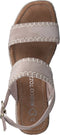 MARCO TOZZI 28371 - Dames Sandalen - Feel Me Softstep Insole - Nude - Maat 37