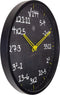 Reken wandkllok - 30cm -Stille klok- Rekenformule design - nXt by NeXtime - Maths
