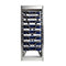 Raaco S258 - Opbergrek - 8 CarryLite koffers - Zilverkleurig