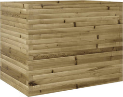 vidaXL - Plantenbak - 90x60x68,5 - cm - geïmpregneerd - grenenhout