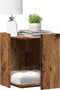vidaXL - Kattenbakkast - 42x42x51 - cm - bewerkt - hout - oud - houtkleurig