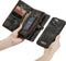 Caseme - vintage 2 in 1 portemonnee hoes - Geschikt voor iPhone 13 Pro Max - Zwart