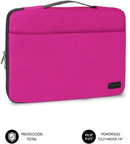 Subblim SUB-LS-0TS0002 - Laptoptas - Schokbestendig Spatwaterdicht - Roze