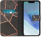 iMoshion Hoesje Geschikt voor iPhone 14 Hoesje Met Pasjeshouder - iMoshion Design Softcase Bookcase - Zwart / Black Graphic